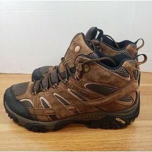 MENS MOAB 2 MID WATERPROOF HIKING WIDE WIDTH SHOES EARTH BROWN J06051 SIZE 11.5‎